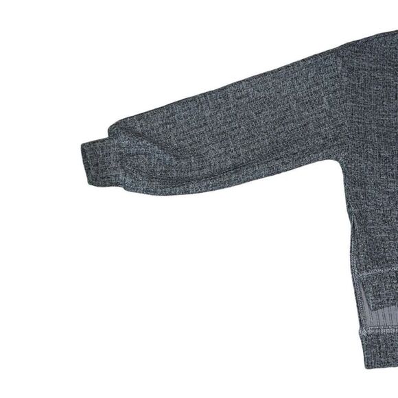 Joyfolie Mia Joy Girls Hoodie Hooded Top Ribbed Heather Gray Boxy size 10 - Picture 3 of 8